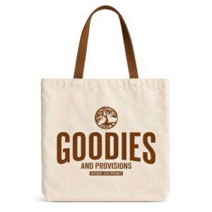Canvas boodschappentas van Plant a Tree met Goodies design