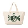 Grote canvas tas van Plant a Tree met groen Shopping Bag design