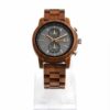 Houten horloge Nerf met bruine houten horlogeband