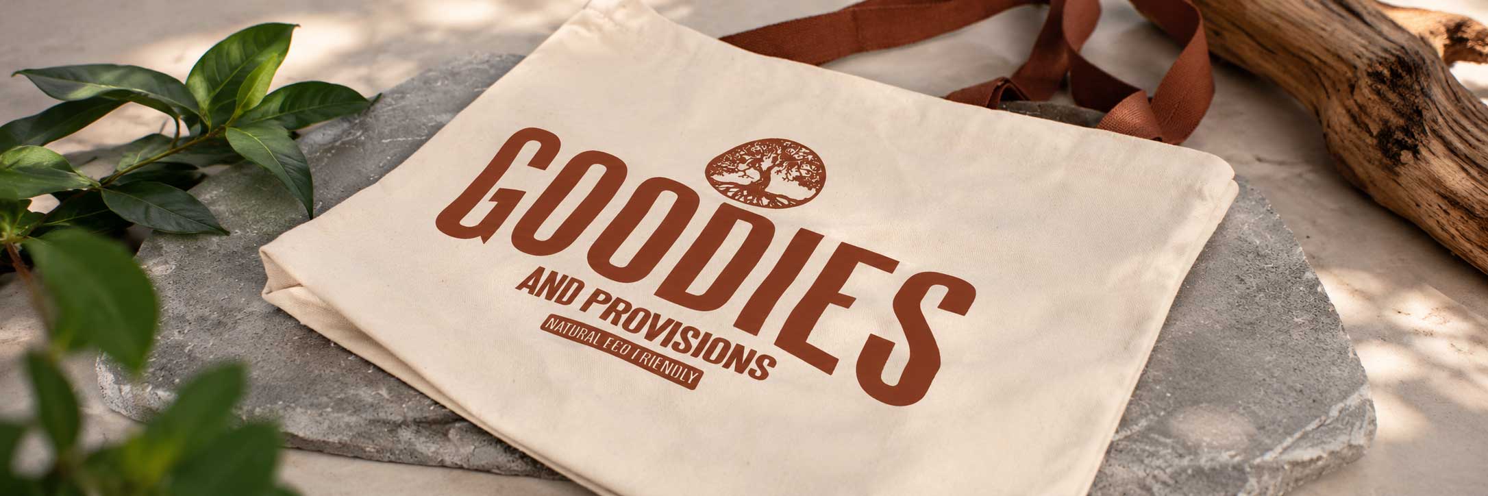 Canvas boodschappentas van Plant a Tree met duurzaam natuurdesign